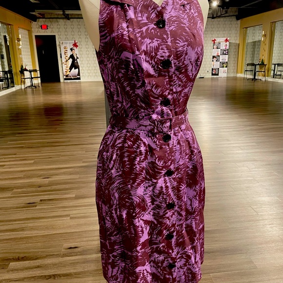 MILLY Purple Cocktail Dress SIZE 0 - Picture 3 of 5